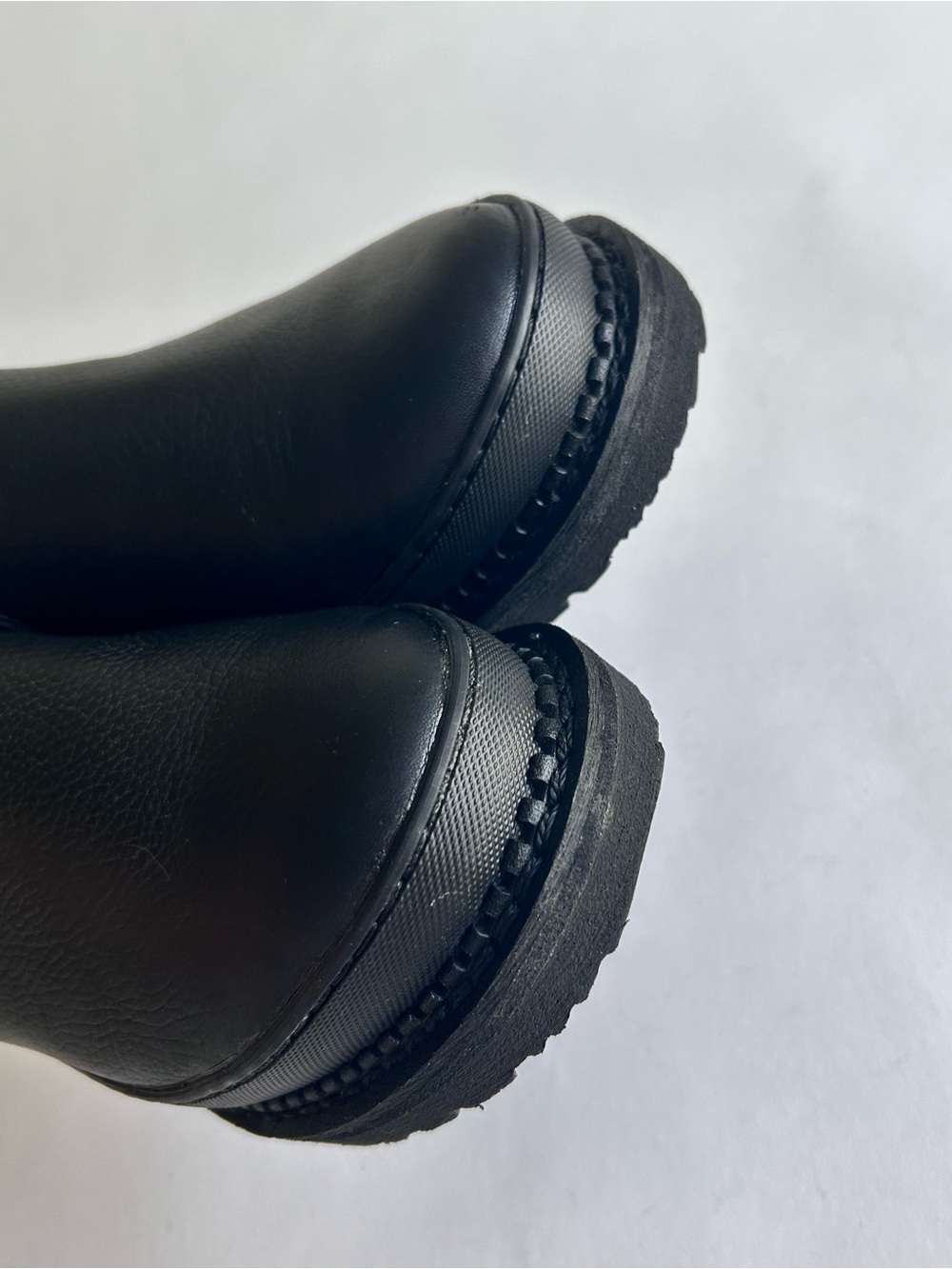 Men’s Georgia Giant Oil&Slip Resistant Black Leather Low Top Boots size 8 - Picture 7 of 15